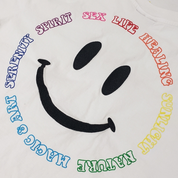 Gilbert Baker Love is Love t-shirt Men's large white multicolor - Picture 6 of 6